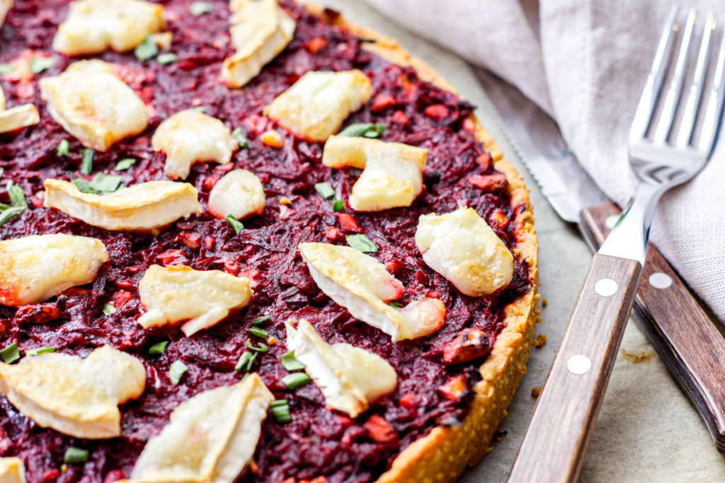 Rote Bete-Birnen Tarte