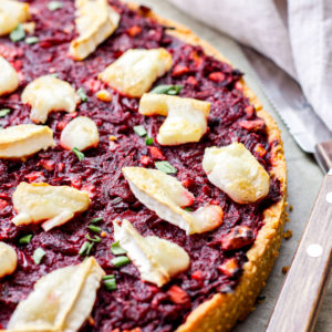 Rote Bete-Birnen Tarte