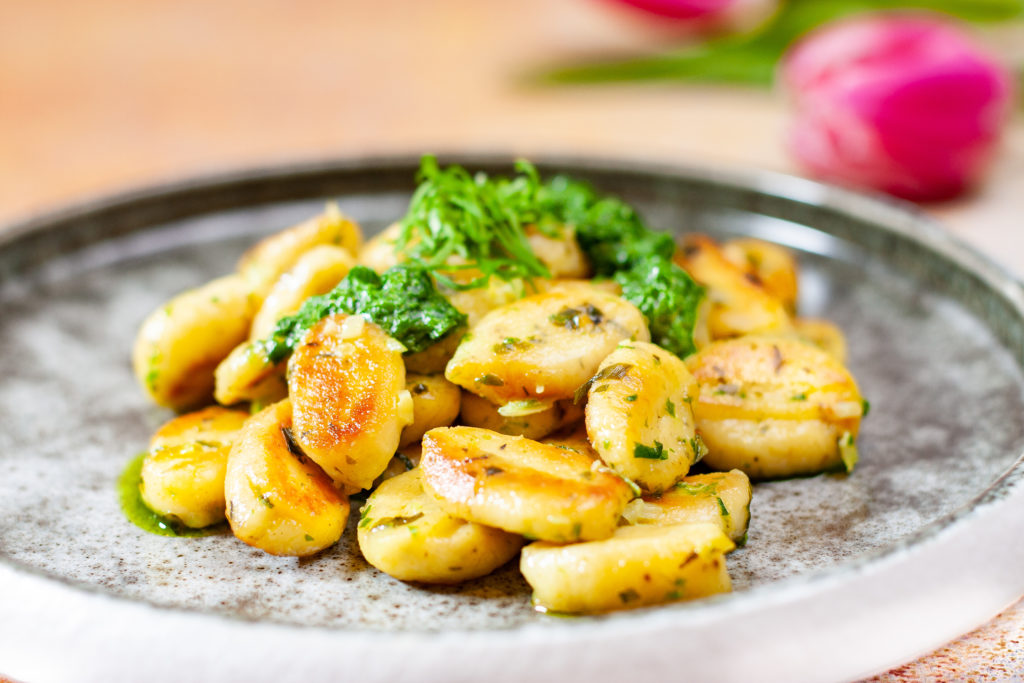 Ricotta-Gnocchi in Bärlauchsauce