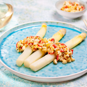 Spargel mit Eiervinaigrette