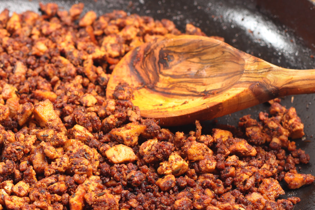 Falsches Faschiertes oder Tofu-Hack